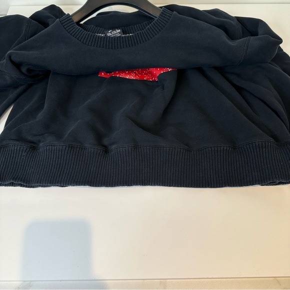 Vintage Nike Air Jordan  Flight Sweatshirt Adult XXL Black Red - Picture 12 of 12